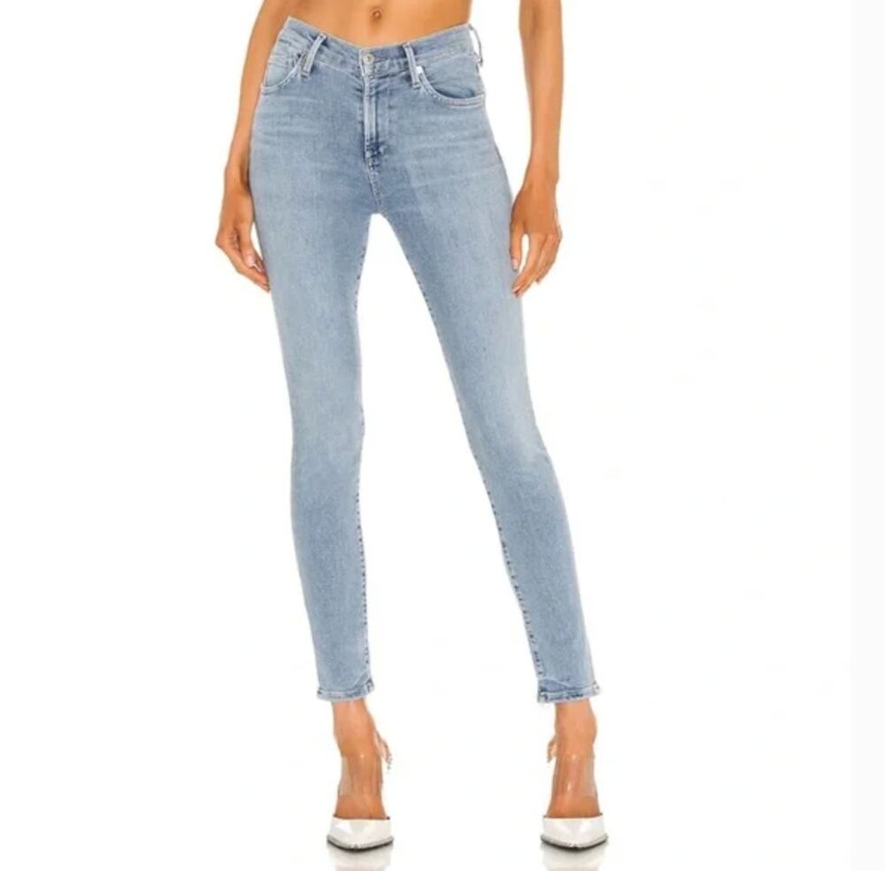 Citizens Of Humanity Rocket Mid Rise Skinny Jeans 28 6 Light Wash